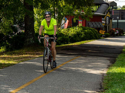 Swamp Rabbit Trail in Travelers Rest, South Carolina 