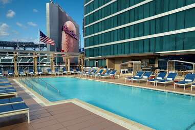 rooftop pool at Omni Hotel at The Battery Atlanta