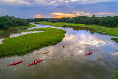 kayaking in beaufort south carolina