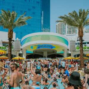 pool party at LIV Beach