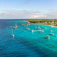 turks and caicos aerial view