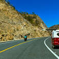 tuk tuk traveling down barranca larga-ventanilla highway oaxaca mexico 