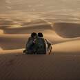 Timotheé Chalomet and Zendaya in a movie still from 'Dune: Part Two' which released in theaters on March 1.